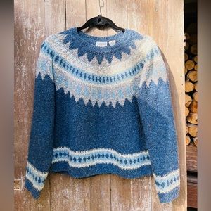 Vintage Fair Isle Boxy Sweater